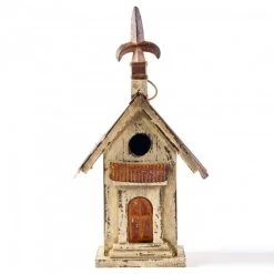 Best deal 🧨 Glitzhome® Tall Distressed Wood Church Bird House ✨