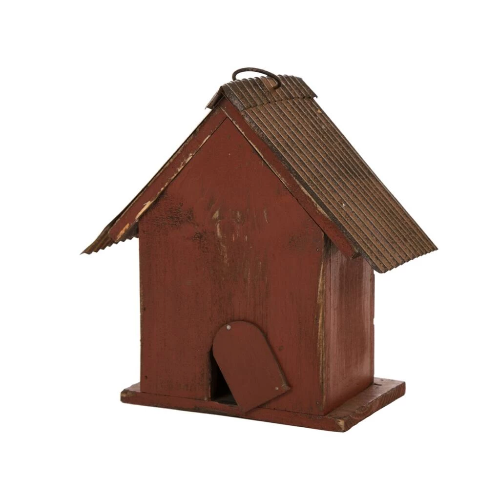 Flash Sale π Glitzhome® Distressed Wood Heart Garden Bird House π 6 Flash Sale π Glitzhome® Distressed Wood Heart Garden Bird House π - Image 4