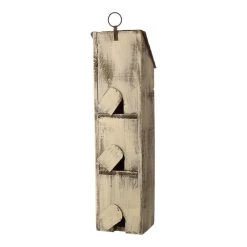 Coupon 🥰 Glitzhome® Tall 3-Tier Distressed Wood Bird House ⭐ -Glitzhome Sales D081427S 4