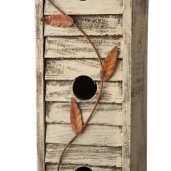 Coupon 🥰 Glitzhome® Tall 3-Tier Distressed Wood Bird House ⭐ -Glitzhome Sales D081427S 5