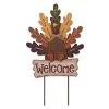 Best deal ✔️ Glitzhome® Iron & Wood 'Welcome' Turkey Yard Sign ⭐ -Glitzhome Sales D205977S 1