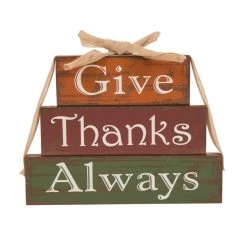 Flash Sale 😉 Glitzhome® Wooden 'Give Thanks' Table Décor 😉