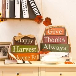 Flash Sale 😉 Glitzhome® Wooden 'Give Thanks' Table Décor 😉 -Glitzhome Sales D205978S 6