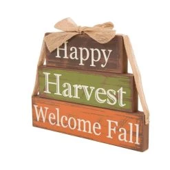 Coupon 😀 Glitzhome® Wooden Happy Harvest Table Décor 🥰 -Glitzhome Sales D205980S 2