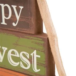 Coupon 😀 Glitzhome® Wooden Happy Harvest Table Décor 🥰 -Glitzhome Sales D205980S 3