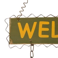 Coupon 👍 Gitzhome® 18" Iron & Solid Wood Turkey Welcome Wall Décor by Glitzhome 🥰 -Glitzhome Sales D206000S 3