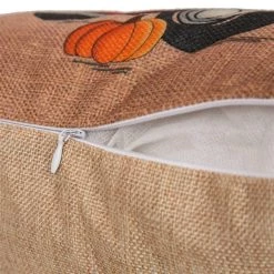 New 😍 Glitzhome® Faux Burlap 'Happy Harvest' Truck Pillow ⌛ -Glitzhome Sales D206002S 4