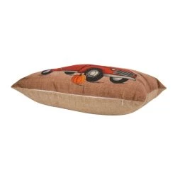 New 😍 Glitzhome® Faux Burlap 'Happy Harvest' Truck Pillow ⌛ -Glitzhome Sales D206002S 5
