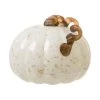Budget 🔔 Glitzhome® Glass Pumpkin, Golden & White ❤️ -Glitzhome Sales D206011S 1
