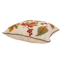 Flash Sale 🔥 Glitzhome® Embroidered Fall Leaves Pillow 🥰 -Glitzhome Sales D206019S 3