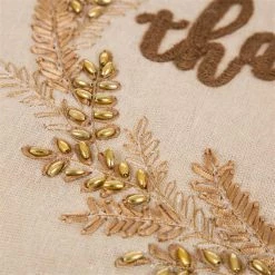 Deals 👍 Glitzhome® Embroidered Fabric 👪 Thanksgiving Table Runner ✔️ -Glitzhome Sales D206021S 4