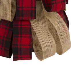 Hot Sale 🎁 Glitzhome® 17" Plaid Fabric Tabletop ❄ Christmas Tree 🔔 -Glitzhome Sales D210704S 3