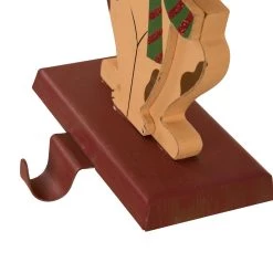 Budget ✔️ Glitzhome® Wooden & Metal 🐕 Dog 🎅 Christmas Stocking Holder 🌟 -Glitzhome Sales D210734S 5