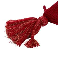 Hot Sale 💯 Glitzhome® 24" Snowflake Knited 🎄 Christmas Stocking 👍 -Glitzhome Sales D210736S 5