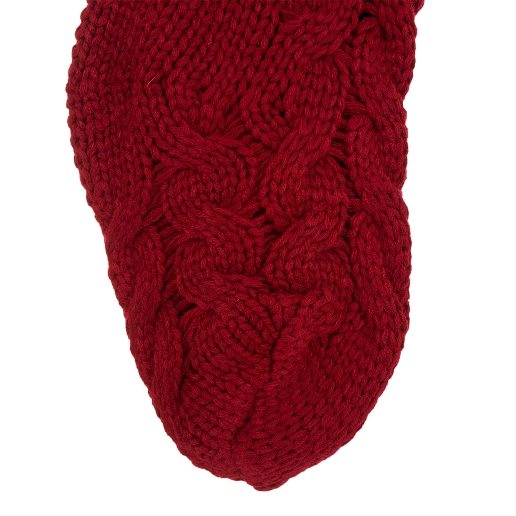 Coupon π₯ Glitzhome® 24" Red Knited π Christmas Stocking π 6 Coupon π₯ Glitzhome® 24" Red Knited π Christmas Stocking π - Image 4