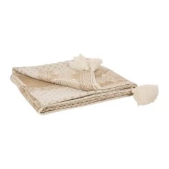 Best reviews of 🎉 Glitzhome® White Knited Acrylic Throw Blanket with Tassels 🤩