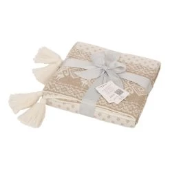 Best reviews of 🎉 Glitzhome® White Knited Acrylic Throw Blanket with Tassels 🤩 -Glitzhome Sales D210743S 3