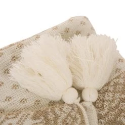 Best reviews of 🎉 Glitzhome® White Knited Acrylic Throw Blanket with Tassels 🤩 -Glitzhome Sales D210743S 4