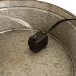 Coupon 🔥 Glitzhome® 3-Tier Farmhouse Galvanized Metal Fountain 👍 -Glitzhome Sales D216241S 5