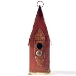 Outlet 🎉 Glitzhome® 13.23'' Distressed Wooden Birdhouse 😍