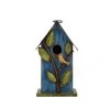 Best deal 🔔 Glitzhome® Distressed Wooden Birdhouse with Leaves 🧨 -Glitzhome Sales D216258S 1