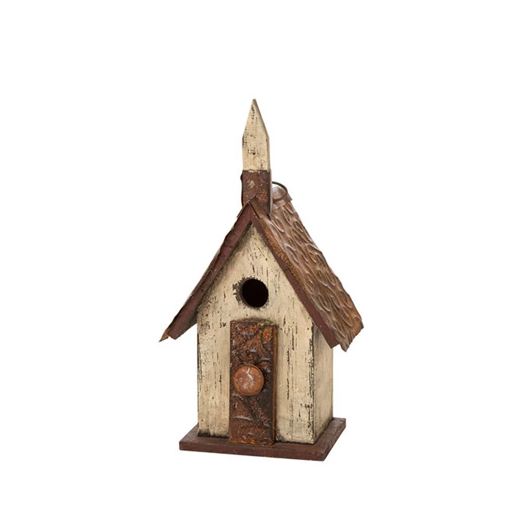 Coupon π Glitzhome® 13.90" Distressed Wooden Birdhouse π― 3 Coupon π Glitzhome® 13.90" Distressed Wooden Birdhouse π―