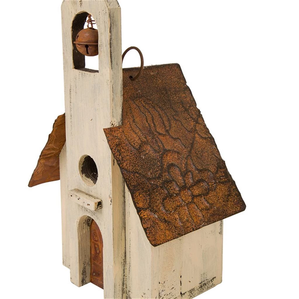 Cheap π€© Glitzhome® 15.63" Distressed Wooden Birdhouse π 7 Cheap π€© Glitzhome® 15.63" Distressed Wooden Birdhouse π - Image 5