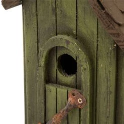 Top 10 😉 Glitzhome® 11.61" Distressed Wooden Birdhouse ⭐ -Glitzhome Sales D216261S 3