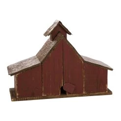 Coupon 😉 Glitzhome® 20.67" Extra-Large Rustic Wood Barn Birdhouse 😀 -Glitzhome Sales D216262S 4