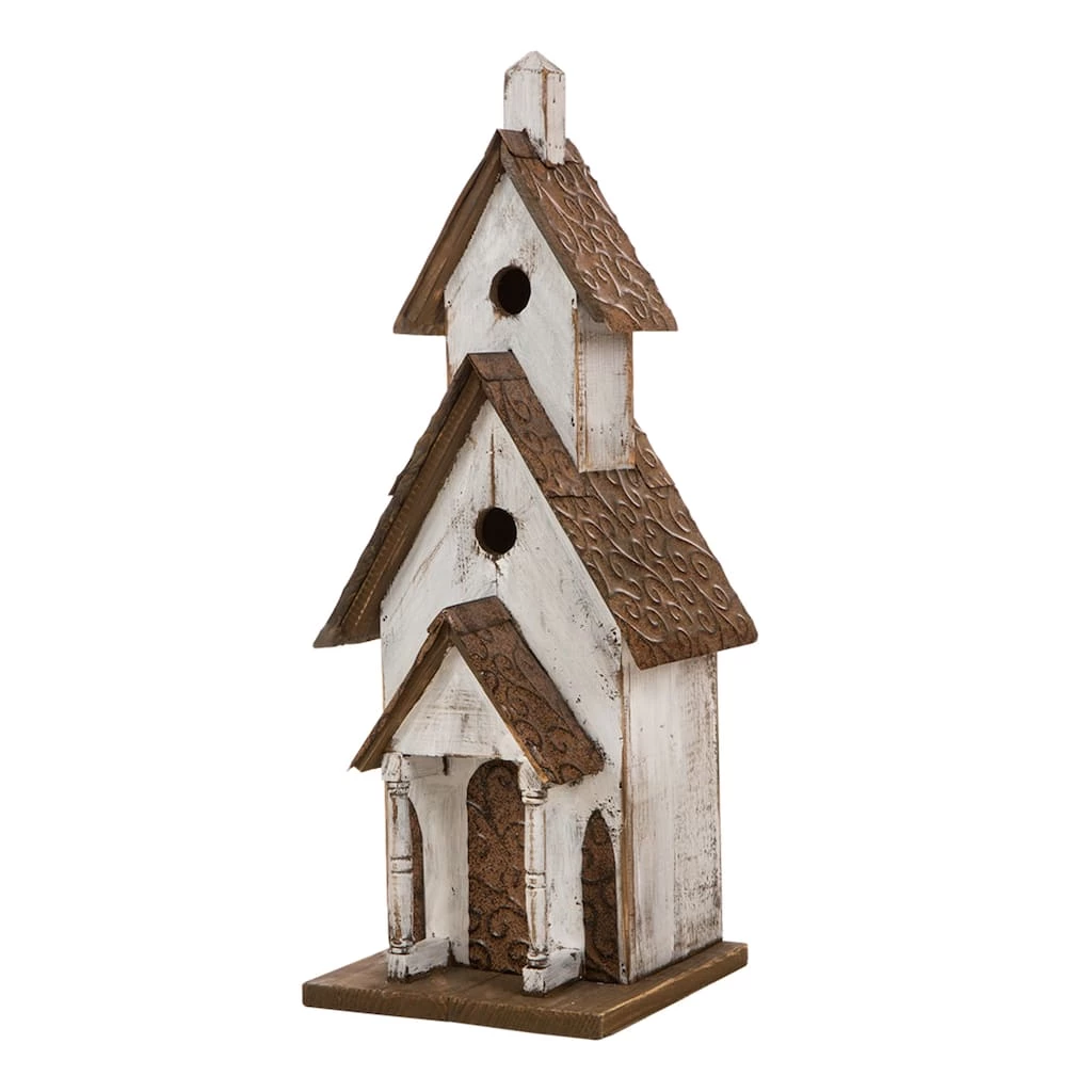 Brand new π Glitzhome® 23.62" Extra-Large Rustic Wooden Birdhouse π― 3 Brand new π Glitzhome® 23.62" Extra-Large Rustic Wooden Birdhouse π―