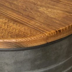 Hot Sale 👍 Glitzhome® Farmhouse Metal & Wood Storage Seat Stool Set 🧨 -Glitzhome Sales D216267S 4