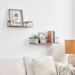 New π Glitzhome® Farmhouse Wooden & Metal Wall Shelf Set π₯° 19 New π Glitzhome® Farmhouse Wooden & Metal Wall Shelf Set π₯° -Glitzhome Sales D216281S 4