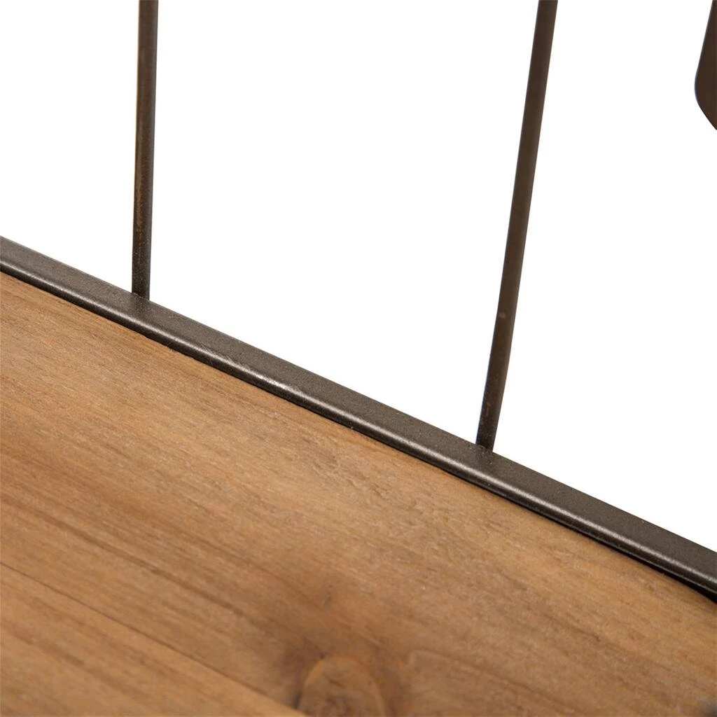 New π Glitzhome® Farmhouse Wooden & Metal Wall Shelf Set π₯° 10 New π Glitzhome® Farmhouse Wooden & Metal Wall Shelf Set π₯° - Image 8