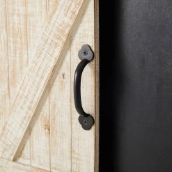 Flash Sale 🔥 Glitzhome® 19.75" Farmhouse Wooden Chalkboard Barn Door 😍 -Glitzhome Sales D216285S 6