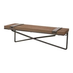 Cheapest ⭐ Glitzhome® 15.8" Farmhouse Metal & Wooden Wall Shelf Set ✨ -Glitzhome Sales D216289S 7