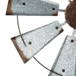 Outlet π Glitzhome® 69.41" Farmhouse Metal Galvanized Wind Spinner Décor π₯ 15 Outlet π Glitzhome® 69.41" Farmhouse Metal Galvanized Wind Spinner Décor π₯ -Glitzhome Sales D216290S 6