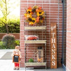 Outlet 🥰 Glitzhome® 68" Farmhouse Metal Planter Stand 🔥 -Glitzhome Sales D216291S 2