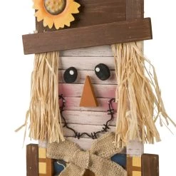 Flash Sale ✨ Glitzhome® 3.5ft. Wooden Scarecrow Porch Sign 🔥 -Glitzhome Sales D227686S 5