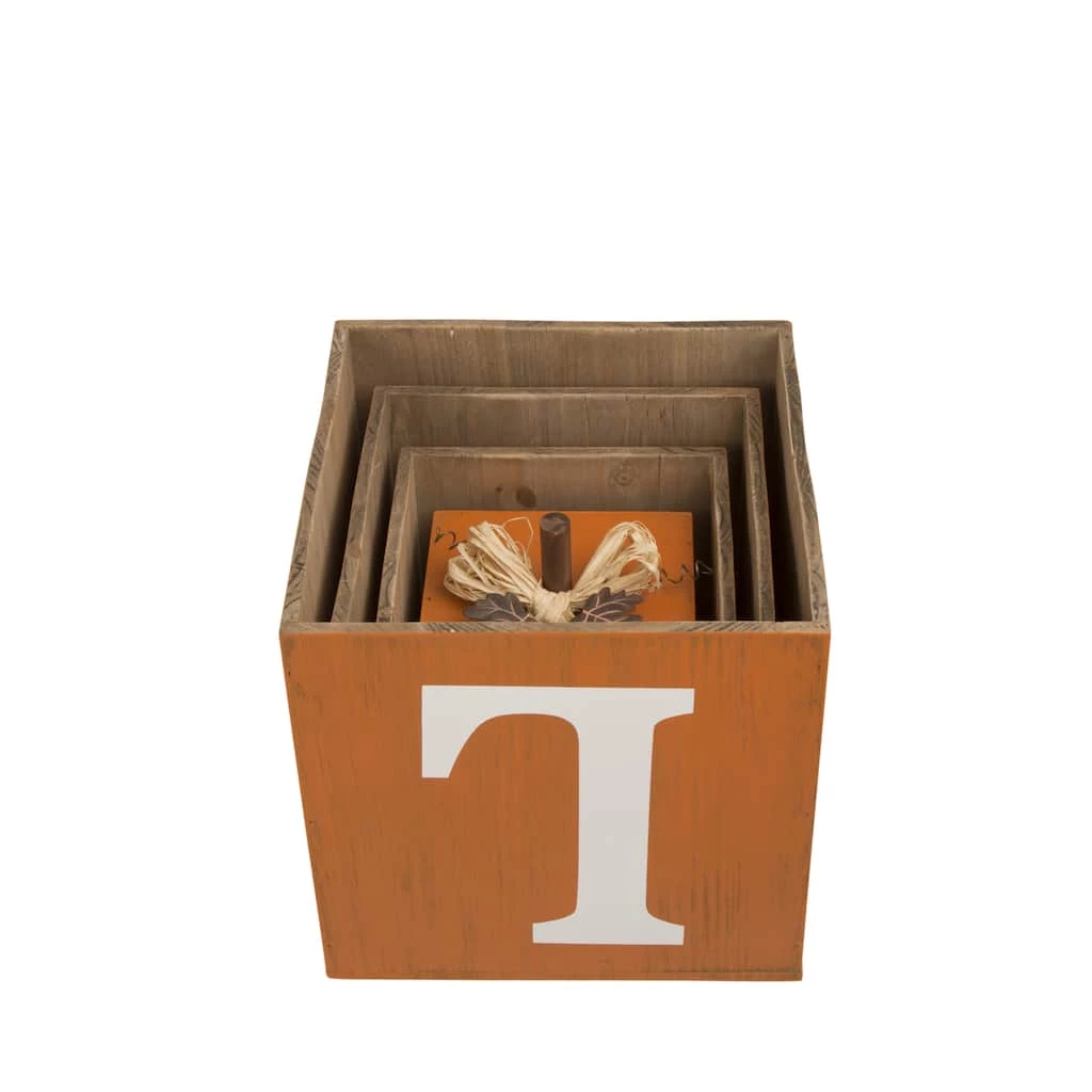 Best Pirce βοΈ Glitzhome® 3ft. Orange Wooden Fall Nested Box Décor π― 4 Best Pirce βοΈ Glitzhome® 3ft. Orange Wooden Fall Nested Box Décor π― - Image 2