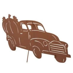Outlet ⌛ Glitzhome® Metal Rusty Truck Décor Sign ⭐ -Glitzhome Sales D227709S 7