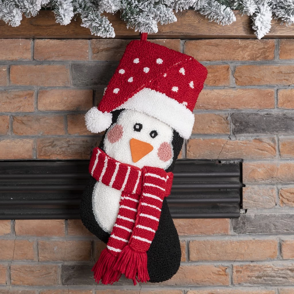 Flash Sale β Glitzhome® 19" 3D Penguin Hooked Stocking 𧨠4 Flash Sale β Glitzhome® 19" 3D Penguin Hooked Stocking 𧨠- Image 2