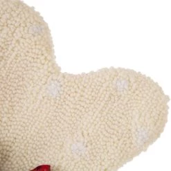 Best Pirce 🌟 Glitzhome® 12.5" Bone Hooked Stocking ⌛ -Glitzhome Sales D231657S 4