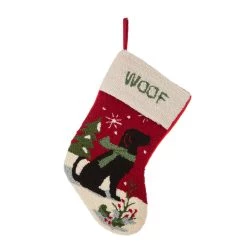 New π Glitzhome® 20" πΆ Dog Hooked Stocking β