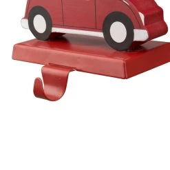 Flash Sale 💯 Glitzhome® 5.3" Red Car & Tree Stocking Holder 💯 -Glitzhome Sales D231668S 5