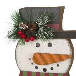 Promo π Glitzhome® 6.5" Snowman Head Stocking Holder π 10 Promo π Glitzhome® 6.5" Snowman Head Stocking Holder π -Glitzhome Sales D231675S 4