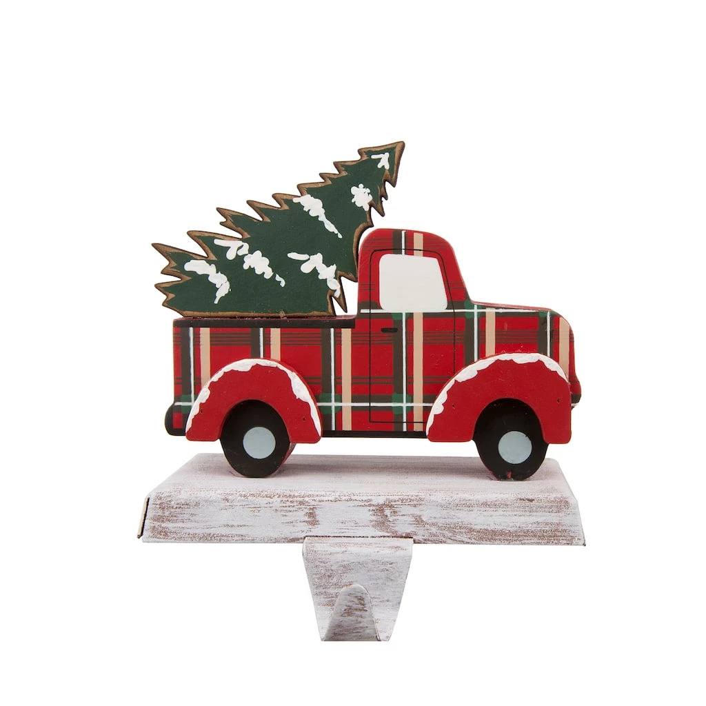 Flash Sale π Glitzhome® 6" Red Truck & Tree Stocking Holder π€© 3 Flash Sale π Glitzhome® 6" Red Truck & Tree Stocking Holder π€©