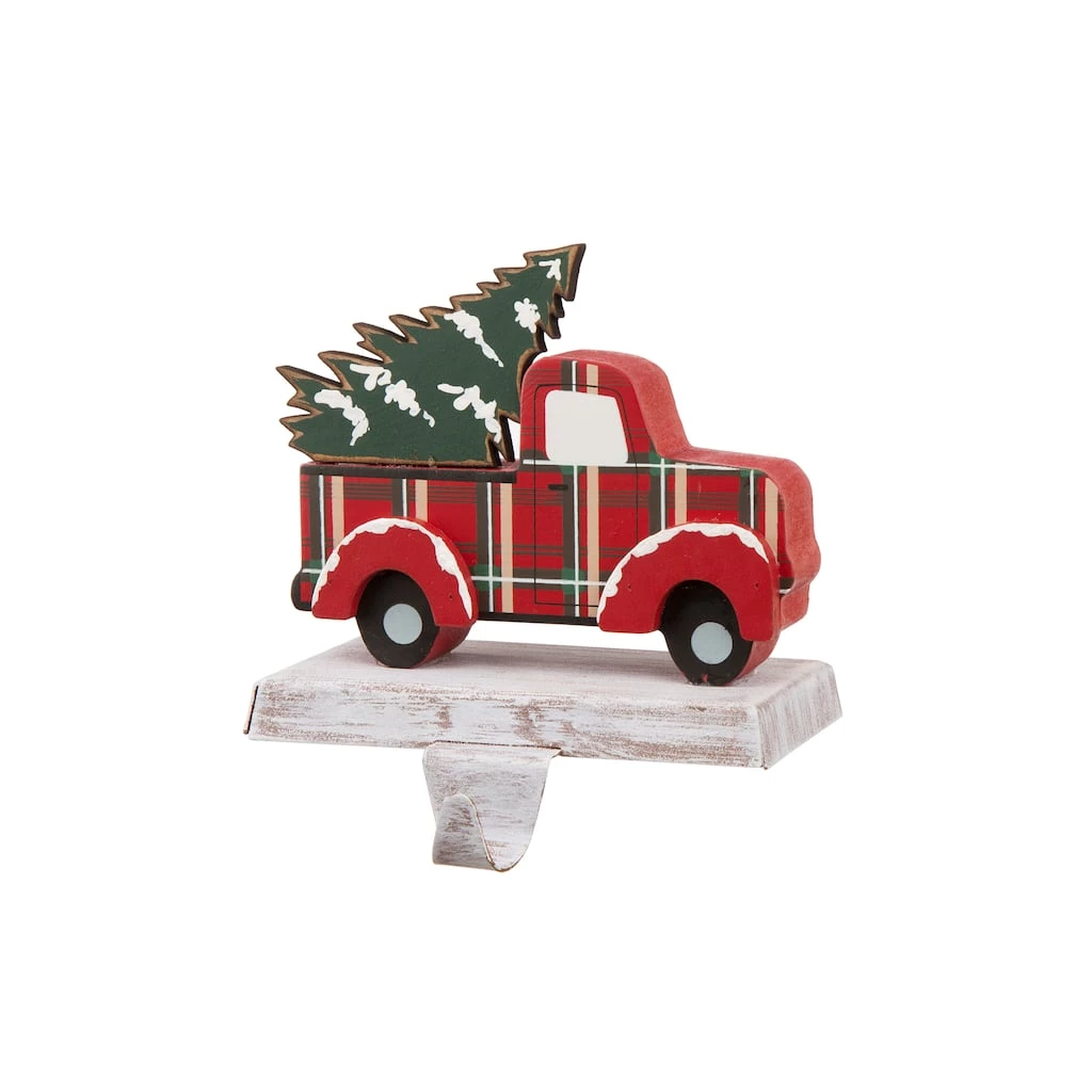 Flash Sale π Glitzhome® 6" Red Truck & Tree Stocking Holder π€© 6 Flash Sale π Glitzhome® 6" Red Truck & Tree Stocking Holder π€© - Image 4