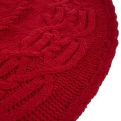 Best Pirce ❤️ Glitzhome® 52" Knitted Red 🔔 Christmas Tree 👗 Skirt 🥰 -Glitzhome Sales D231681S 6