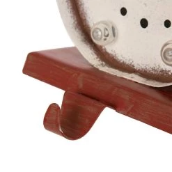 Best deal 🥰 Glitzhome® 7.5" Marquee LED Snowman Stocking Holder 🌟 -Glitzhome Sales D231689S 6