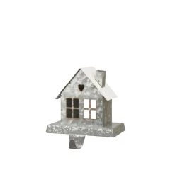 New 🥰 Glitzhome® 6" Galvanized House Stocking Holder Set 🥰 -Glitzhome Sales D231705S 3